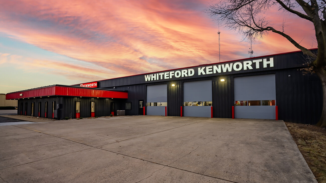 Whiteford Kenworth of Lafayette, IN at sunrise
