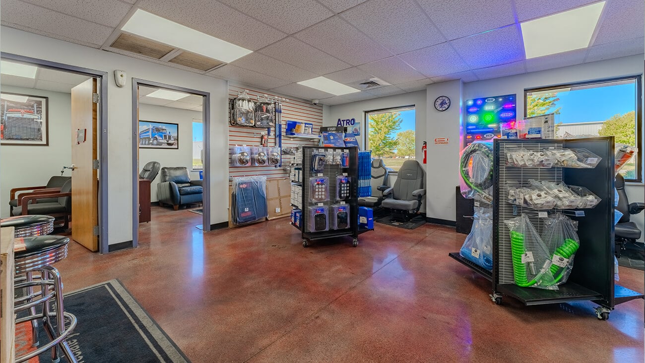 Whiteford Kenworth of Toldeo, OH parts showroom